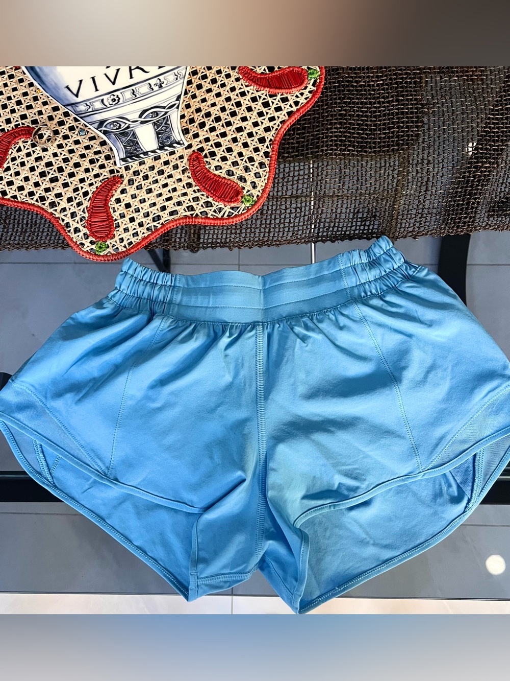 NWOT lululemon Blue Hotty Low rise Shorts Sz